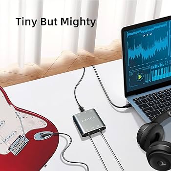 Amazon.com: COOLSELL Audio Interface, Stereo 24Bit/192kHz